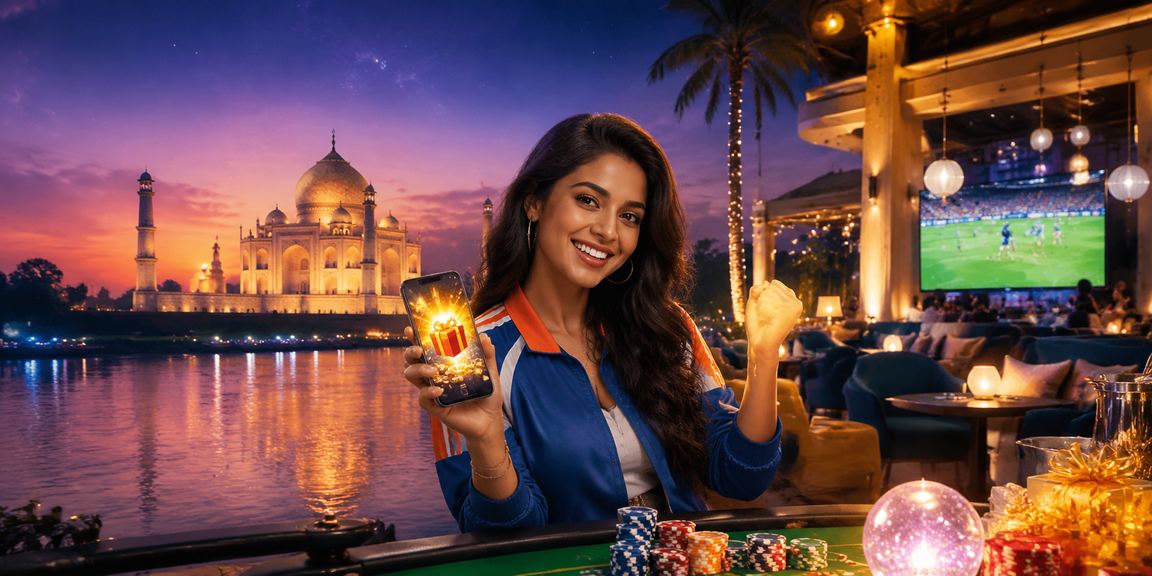 Live casino dealer entertaining at gaming table