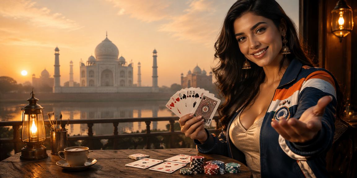 Professional dealer hosting live casino games online